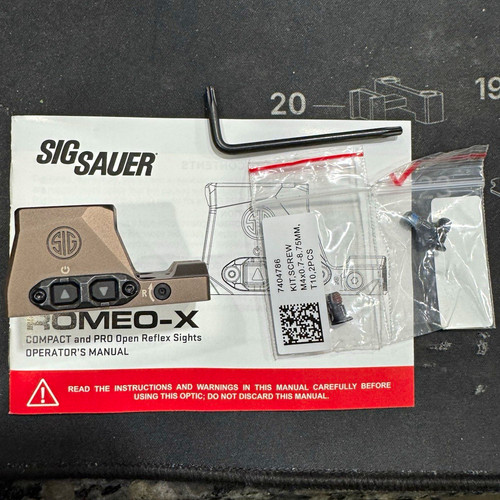 Sig sauer romeo open - romeo-x,